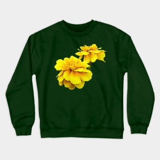 Two Yellow Marigolds Crewneck Sweatshirt